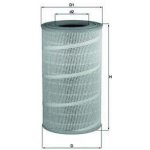 Vzduchový filtr MAHLE ORIGINAL LX 712 (LX712) – Hledejceny.cz