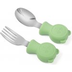 Martons Dětský kovový příbor lžička a vidlička BEAR 2 ks – Zboží Dáma