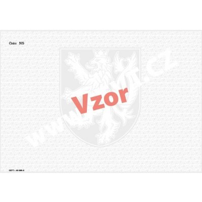 Bianco s vodoznakem vysvědčení s číslováním použití pro diplom bakalářský a magisterský – Zboží Dáma