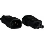 Adaptér IEC C14 na IEC C5 "trojlístek" napětí 230V, 10A - kpsr-01 – Zboží Živě