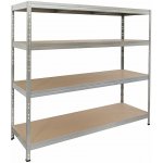 Majster Regál Rivet 180 x 120 x 45 cm 4 police zinek – Zboží Dáma