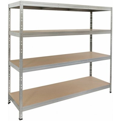 Majster Regál Rivet 180 x 120 x 45 cm 4 police zinek – Zboží Dáma