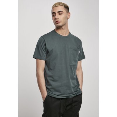 Urban Classics tričko Basic Pocket Tee bottlegreen