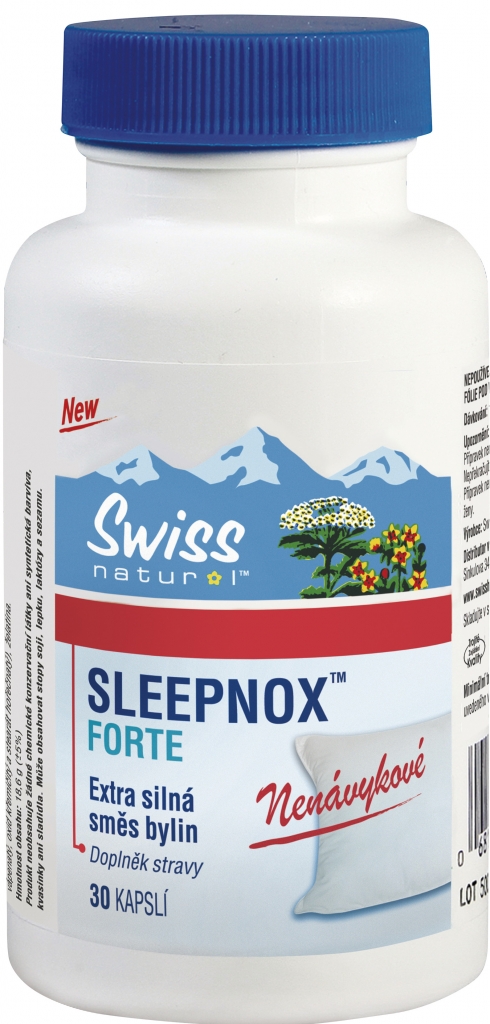 Naturevia Swiss Sleepnox Forte 30 kapslí
