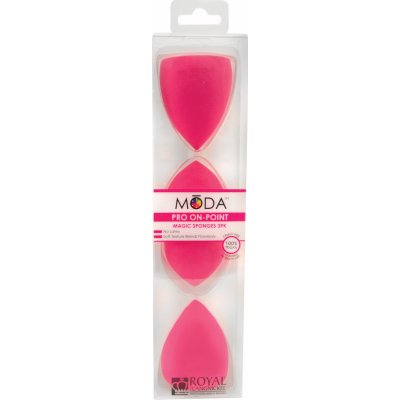 Royal & Langnickel Moda Magic Sponges houbičky na make-up 3 ks – Zboží Mobilmania