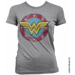 Wonder Woman tričko Wonder Woman Distressed Logo Girly dámské – Sleviste.cz