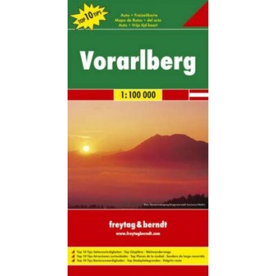 freytag & berndt - Automapa Vorarlberg 1:100 000 – Hledejceny.cz