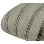 Zip spirálový 3 mm - metráž - různé barvy Zip spirálový 3 mm: 317 Šedá – Zboží Dáma