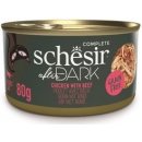 Krmivo pro kočky Schesir Cat After Dark Wholefood kuře hovězí 80 g