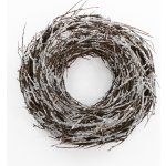 Lepaso Věnec proutí vánoční 26cm natural gliter 777642 – Zboží Dáma