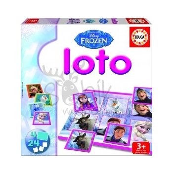 Educa 16254 Loto Frozen Ľadové kráľovstvo rozprávka 24 ks