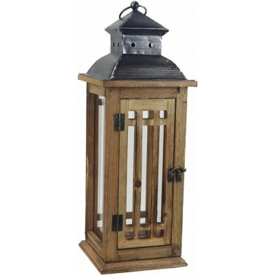 Dřevěná lucerna D7214/A – Zboží Dáma