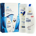 Dove Original deospray 150 ml + sprchový gel 250 ml + tělové mléko 250 ml + etue dárková sada – Zboží Mobilmania