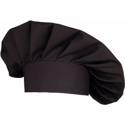 Cg Workwear Šéfkuchařská čepice 03200-01 Black one size univerzální – Zboží Dáma