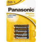 Panasonic Alkaline Power AAA 4ks LR03APB/4BP – Zboží Živě