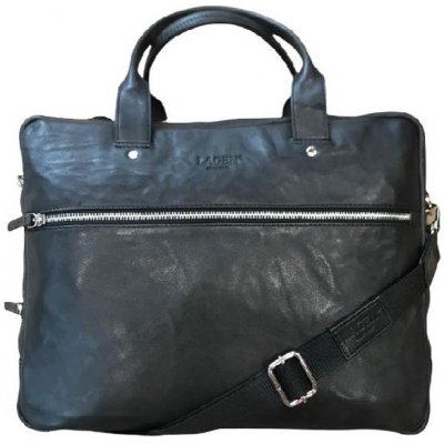 Lagen luxusní kožená taška černá 333-5 – Zboží Mobilmania