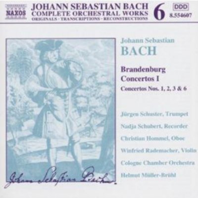 J.s.bach - Complete Orch Works Vol.6-brandenburg Ctos Vol. 1 – Zbozi.Blesk.cz