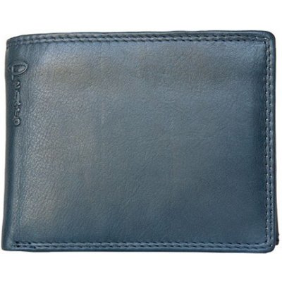 Pánská kvalitní modrošedá celá kožená peněženka z měkké kůže Pedro FLW