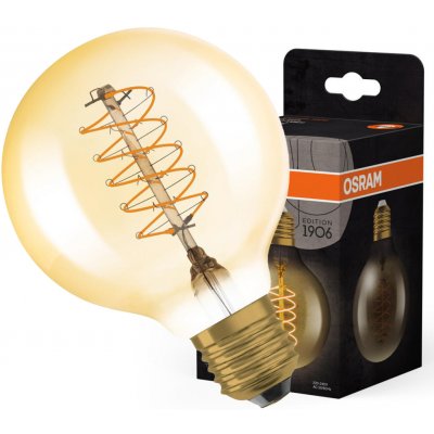 Osram G80 E27 4,8W = 37W 420 lm 2200K teplé vlákno stmívatelné Vintage 1906 – Hledejceny.cz
