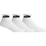 KTM SOCKS SHORTY 3P ponožky bílá – Zboží Mobilmania