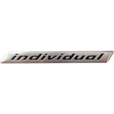 AVISA Avisa Hliníkové samolepící 3D logo INDIVIDUAL - – Hledejceny.cz