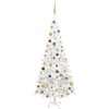 Vánoční stromek zahrada-XL Umělý vánoční stromek s LED osvětlením L 240 cm bílý