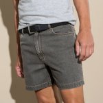 Blancheporte džínové šortky elastickým pasem šedé – Sleviste.cz