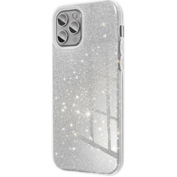 Zadní silikonový kryt Shining Bling Samsung Galaxy A34 5G stříbrné