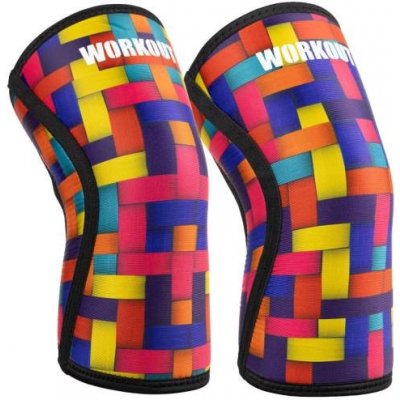 Workout Bandáž kolene 5 mm multicolor – Hledejceny.cz