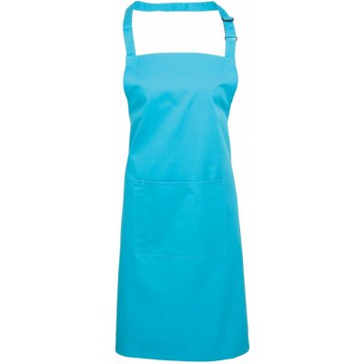 Premier Workwear Keprová pracovní zástěra s kapsou z kolekce Colours Collection modrá tyrkysová Pantone 312C 72x86cm PW154 – Hledejceny.cz