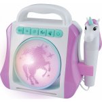 Wiky Karaoke box s mikrofonem jednorožec 21x9x19 cm – Zboží Dáma