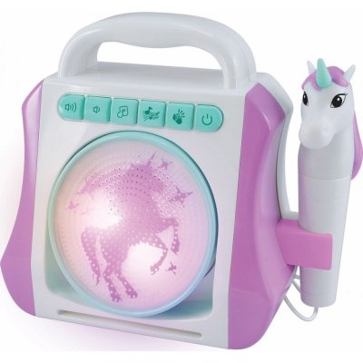 Wiky Karaoke box s mikrofonem jednorožec 21x9x19 cm – Zboží Dáma
