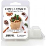 Kringle Candle Cypress & Cinnamon Vonný Vosk 64 g – Hledejceny.cz
