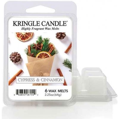 Kringle Candle Cypress & Cinnamon Vonný Vosk 64 g – Hledejceny.cz