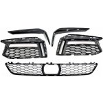 Mřížka předního nárazníku BMW 5 G30 G31 (2017+) M-PAKET, L+P+S – Zboží Mobilmania