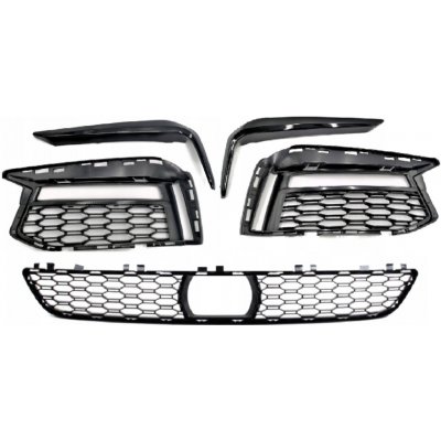 Mřížka předního nárazníku BMW 5 G30 G31 (2017+) M-PAKET, L+P+S – Zboží Mobilmania