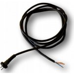 Emos Flexo šňůra SY-10 gumová 2x1,5mm 3m černá S03330 – Zboží Mobilmania