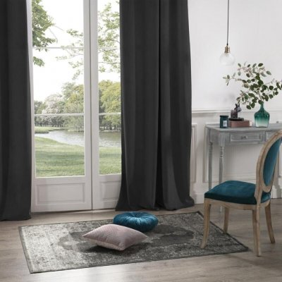 Dolce šedý sametový závěs 140x260cm – Hledejceny.cz