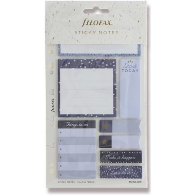 Filofax Lepicí bločky Indigo náplň osobních/A5 diářů – Sleviste.cz