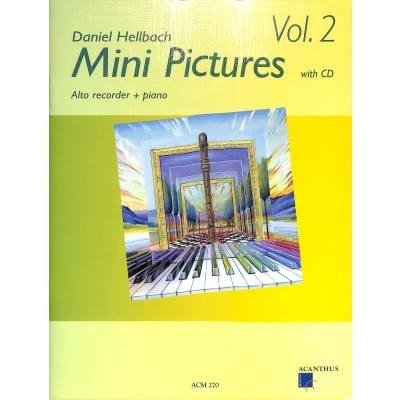 Mini Pictures Vol. 2 s CD pro altovou flétnu a klavír od Daniel Hellbach —  Heureka.cz