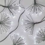 Emos D3C10 LED řetěz svítící trsy nano studená bílá 8mA – Sleviste.cz