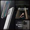 Pouzdro a kryt na mobilní telefon Apple Spigen Ultra Hybrid pro iPhone 15 Pro Max čiré 8809896749169