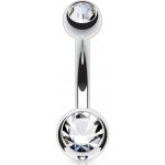 Šperky4U piercing do pupíku banánek malý crystal BS1006-C – Zbozi.Blesk.cz