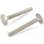 INOX DIN 603 vratový šroub, čtyřhran pod hlavou, nerez A2 CELOZÁVIT Varianta: DIN 603 vratový šroub, celozávit, nerez A2 M6X70/70 – Hledejceny.cz