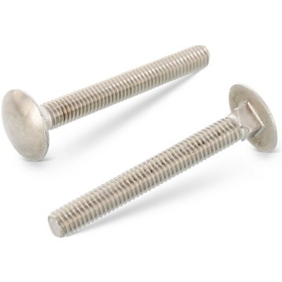 INOX DIN 603 vratový šroub, čtyřhran pod hlavou, nerez A2 CELOZÁVIT Varianta: DIN 603 vratový šroub, celozávit, nerez A2 M6X70/70 – Hledejceny.cz