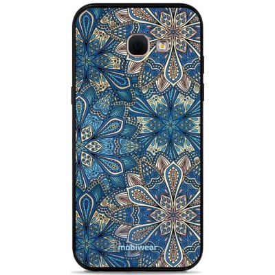 Pouzdro Mobiwear Glossy Samsung Galaxy A5 2017 - G038G - Modré mandala květy – Zboží Mobilmania