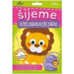 ARGUS Kreativní tvoření šijeme plstěné zvířátko lev 19110011 – Hledejceny.cz