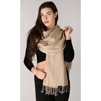 Šála Vaishali béžová – Zbozi.Blesk.cz