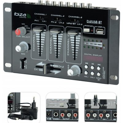 Ibiza Sound DJ-21 USB-BT – Zboží Živě