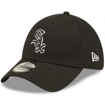 New Era 9FORTY MLB Team Outline Chicago White Sox Black / Rose Pink